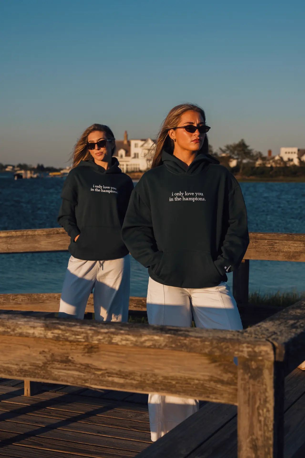 Yellow crewneck portrait, sunlit garden