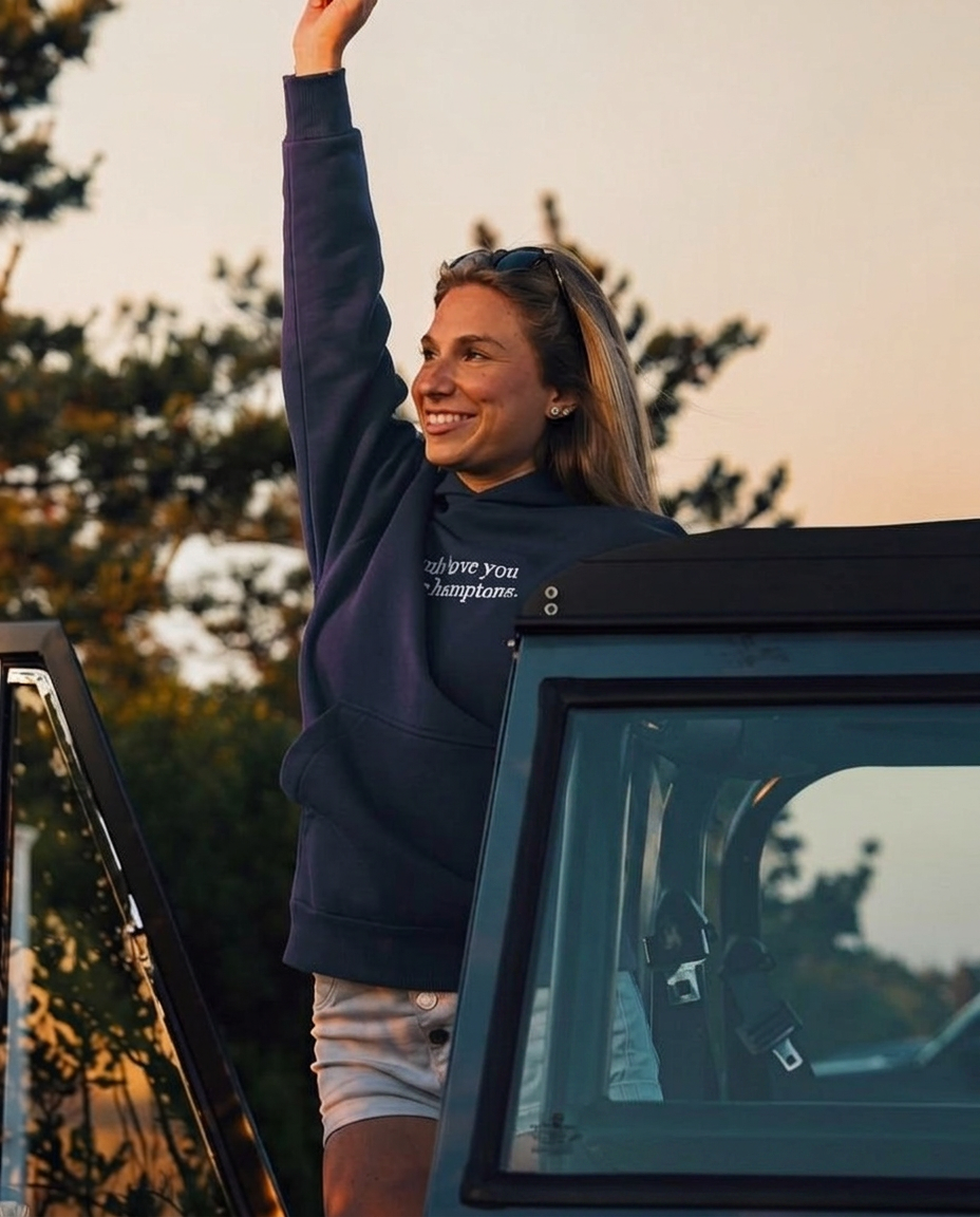 i only love you in the hamptons heavyweight hoodie